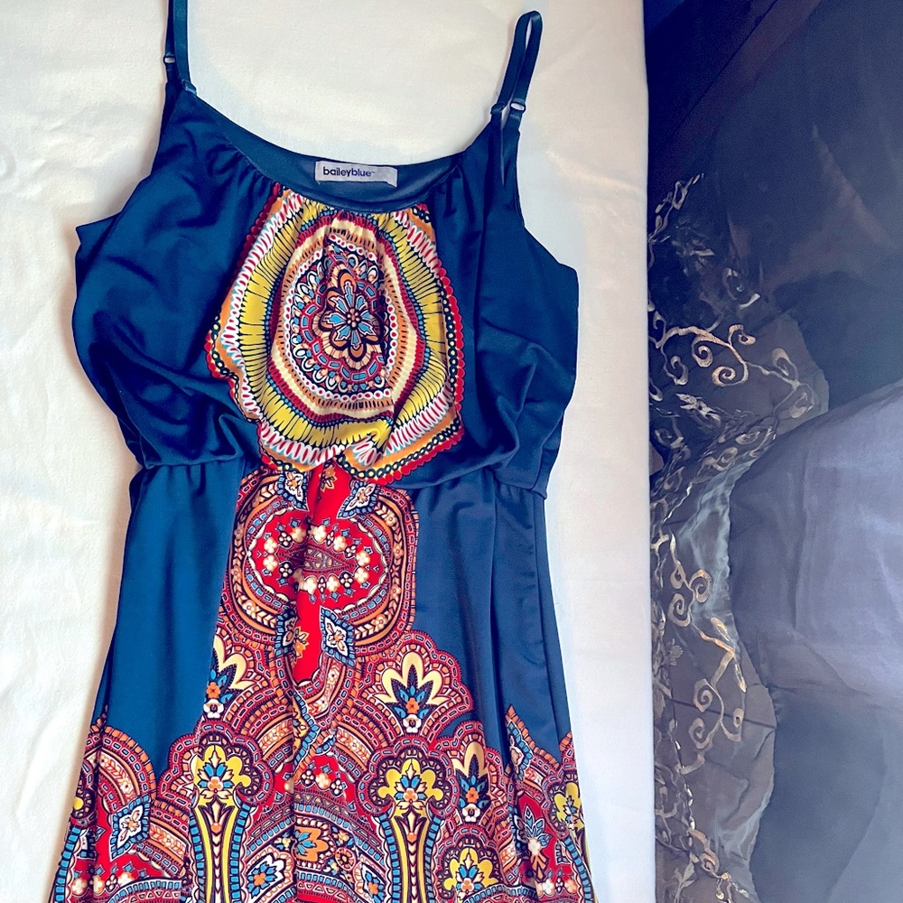 Bailey blue brand . Little bohemian style dress.
